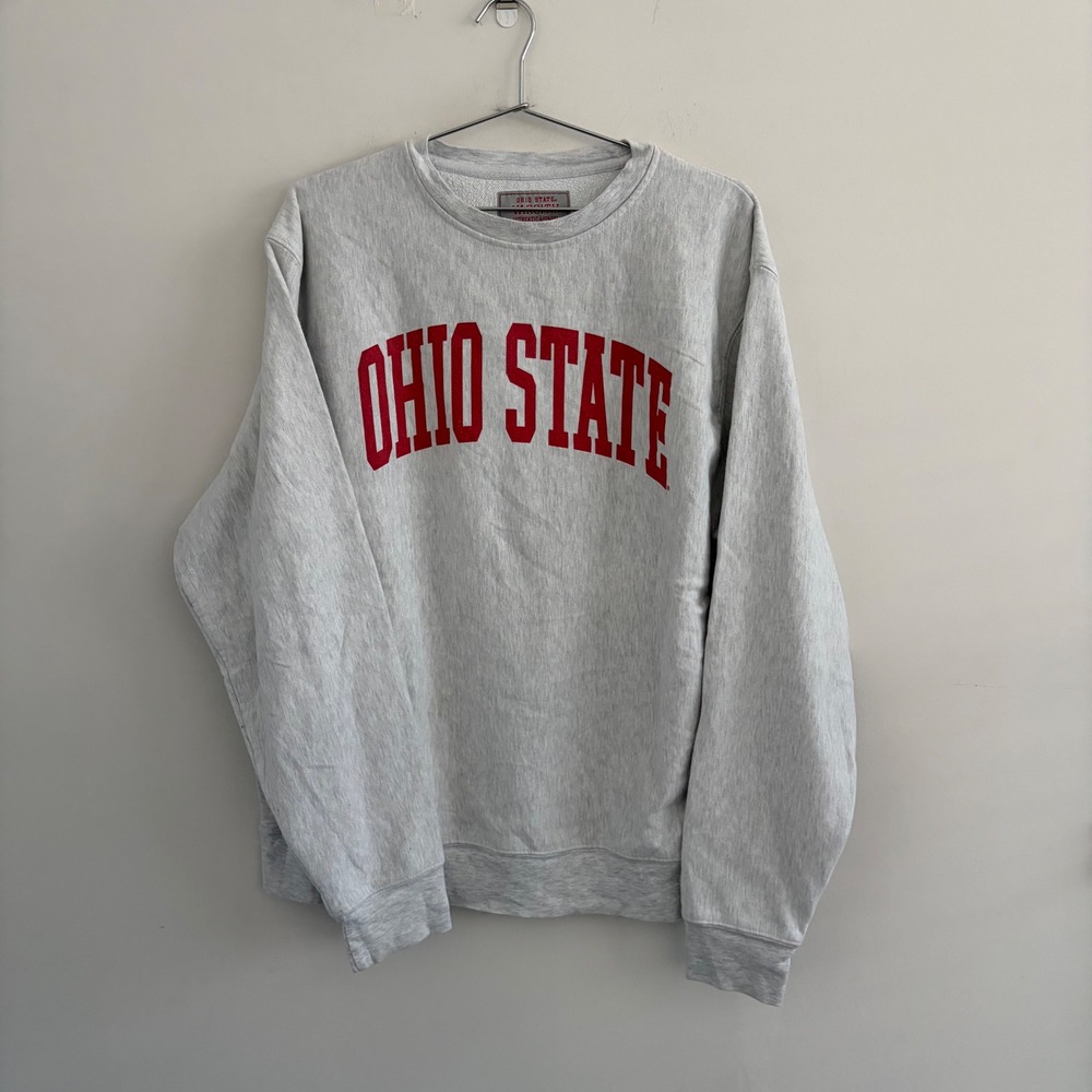 Ohio State Varsity Authentic Apparel Crewneck Sweatshirt Gray XL